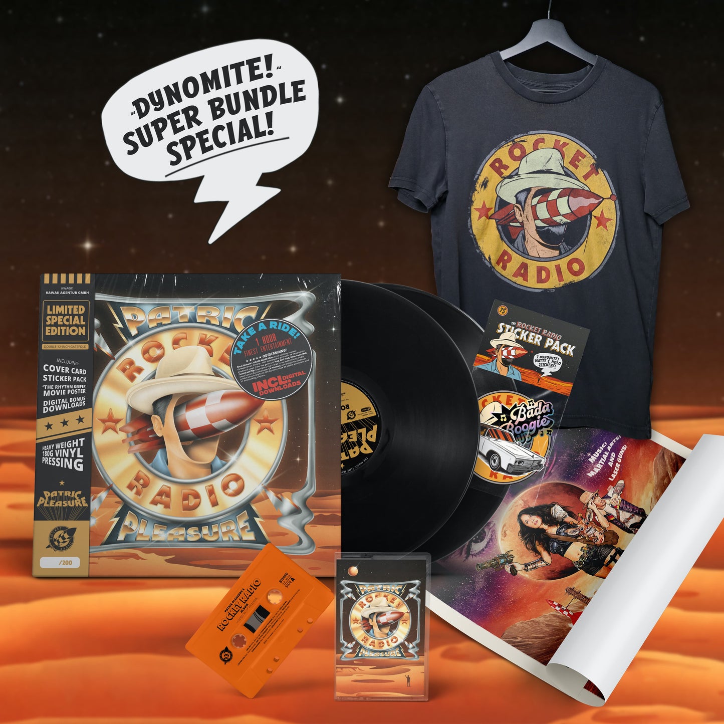 Super Bundle (Vinyl, Tape + T-Shirt)